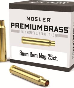 Nosler Custom Brass 8mm Remington Magnum Box of 25