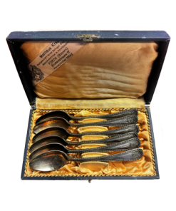 WW2 Original German Third Reich “Adolf Hitler” Silver Spoon Set