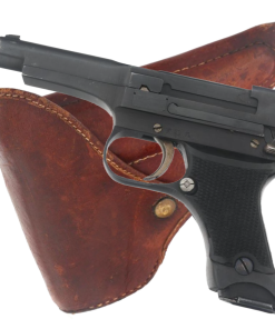 WW2 Imperial Japanese 1943 Nagoya Type 94 Matching 8mm Nambu Pistol With Holster & 2 Matching Magazines (Original)